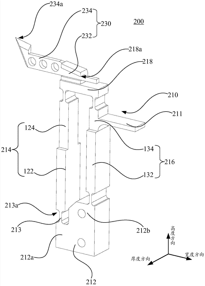 Two-wire test probe device and application method thereof