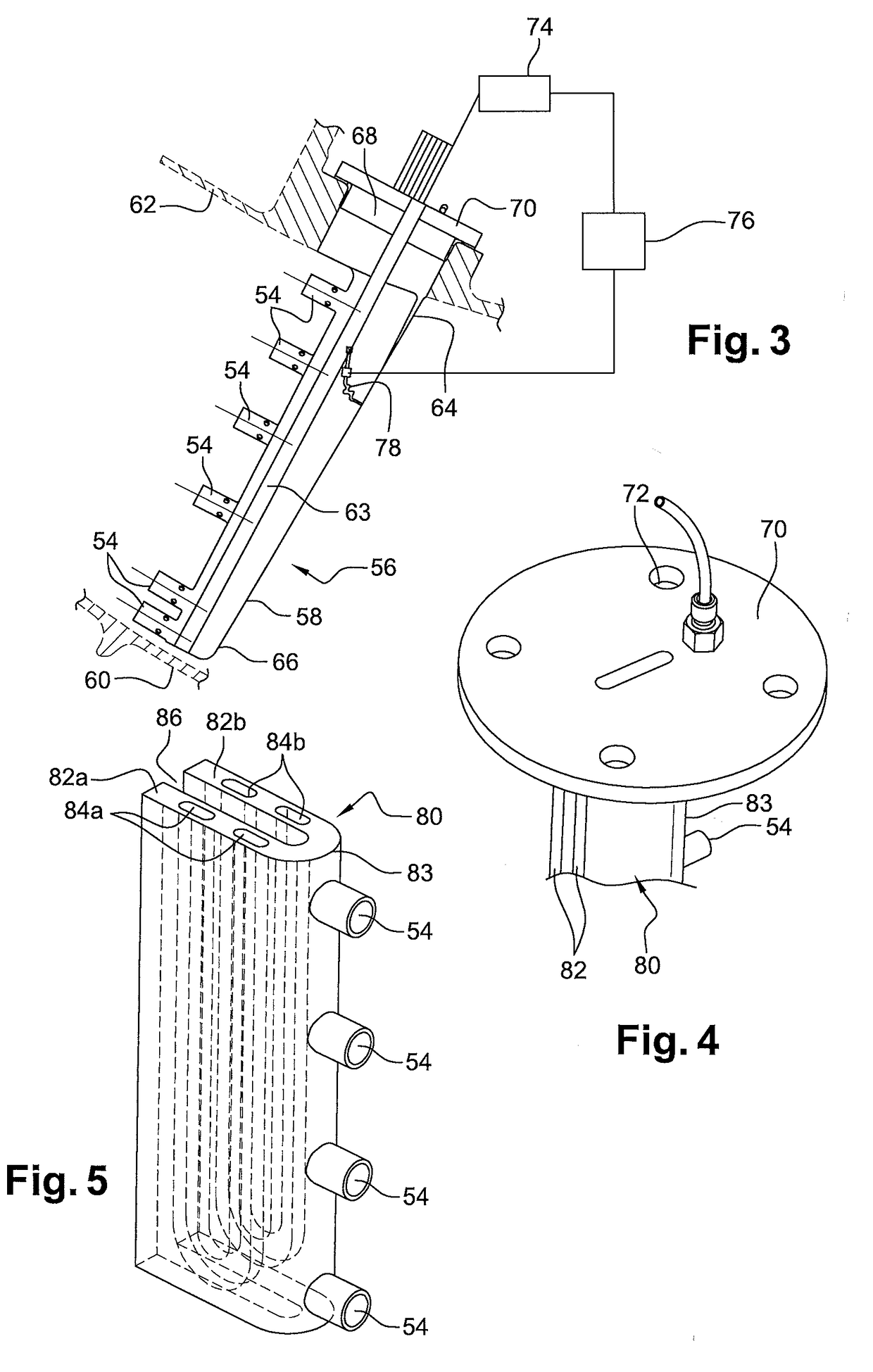 Instrumented flow passage of a turbine engine