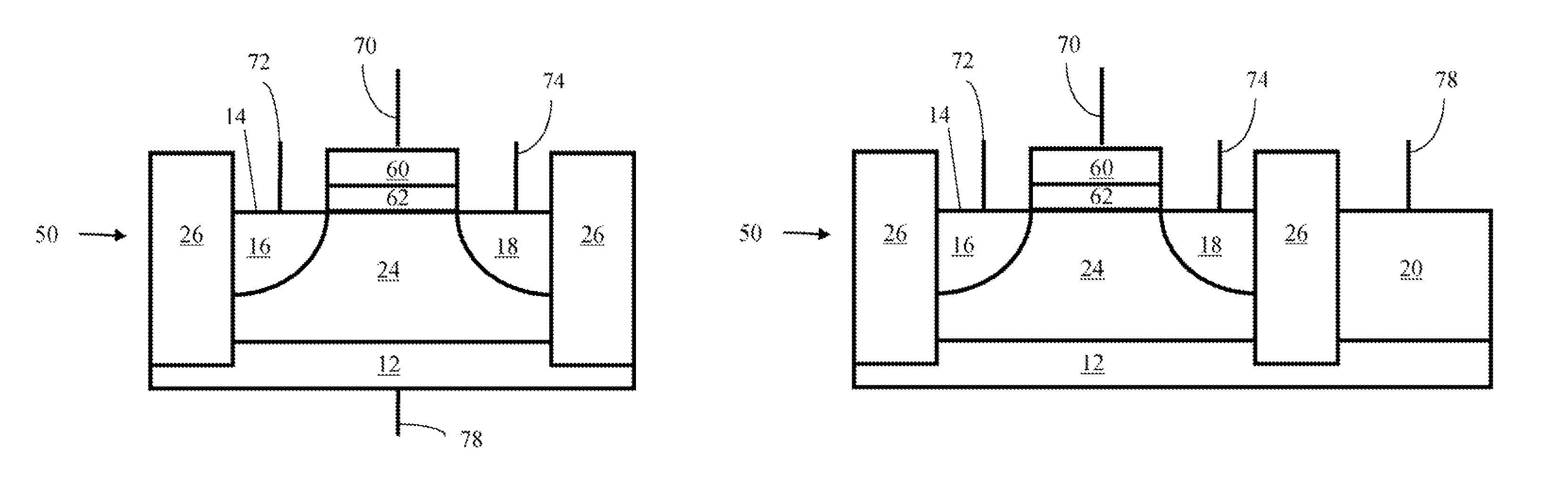 Semiconductor memory having electrically floating body transistor