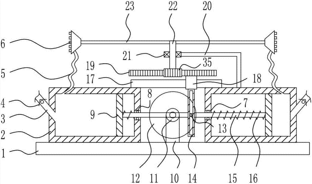 All-dimensional watering equipment for road surface