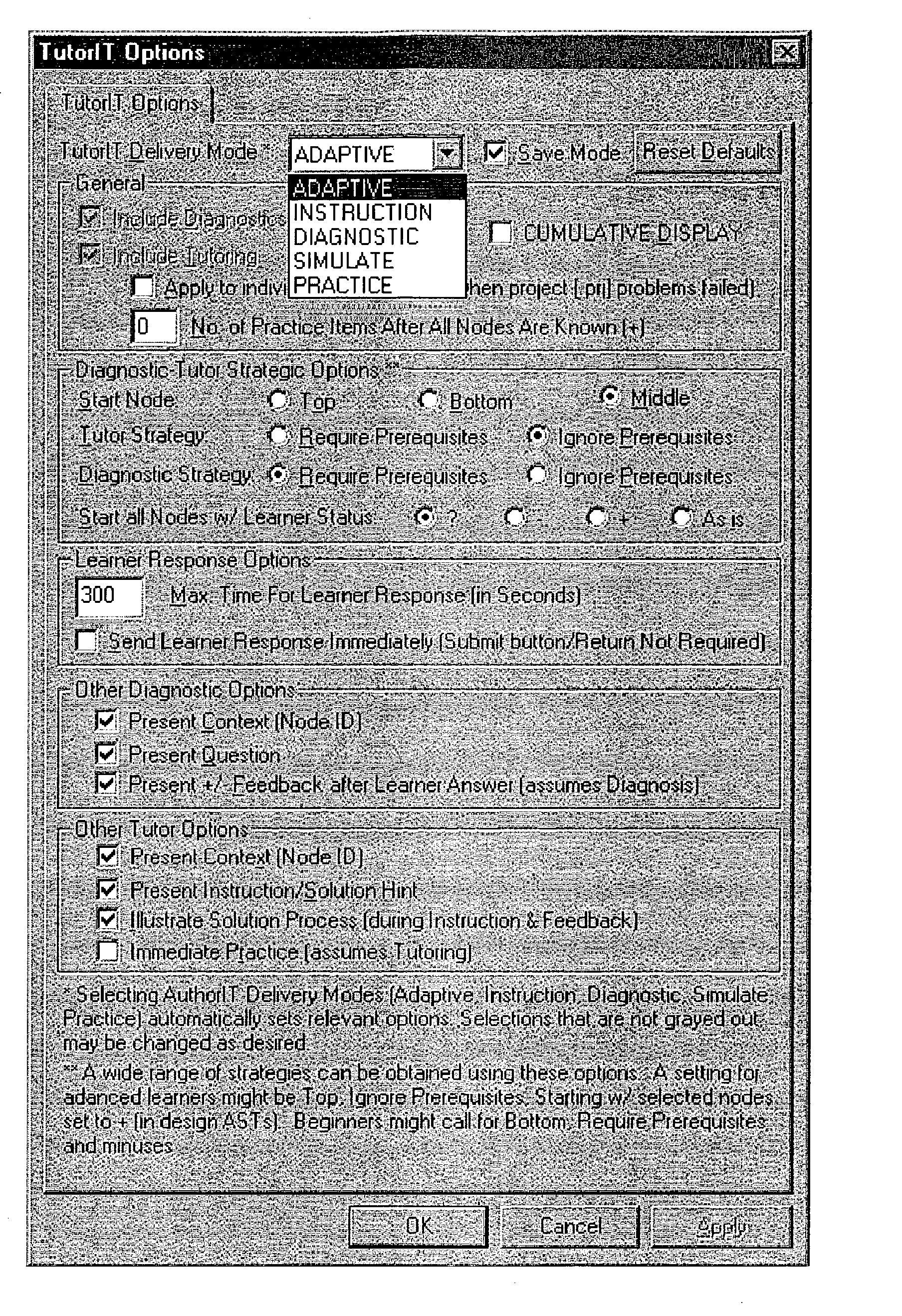 Method for Building Highly Adaptive Instruction Based on the Structure as Opposed to the Semantics of Knowledge Representations