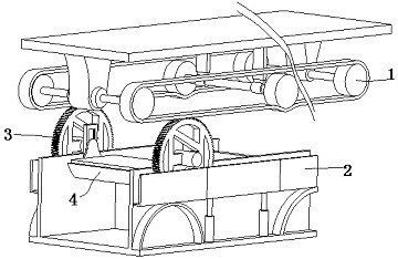 Automobile door panel electrophoresis device