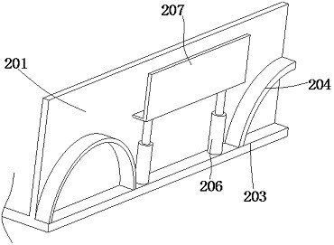 Automobile door panel electrophoresis device