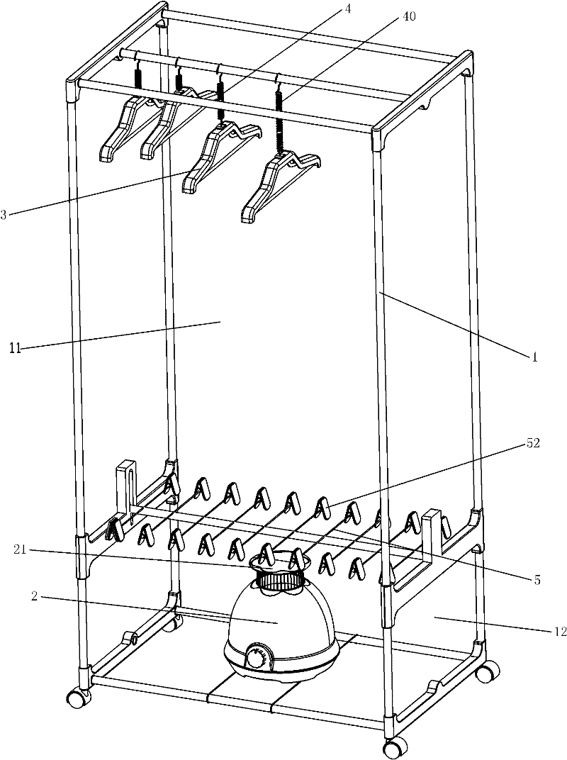 Non-ironing clothes dryer