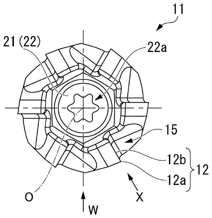 Head replaceable cutting tool, cutting head, and tool body