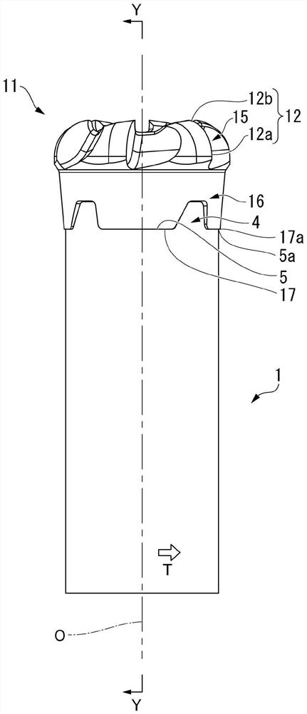 Head replaceable cutting tool, cutting head, and tool body