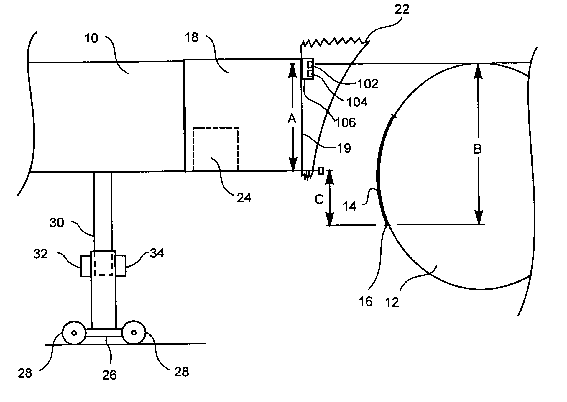 Automated elevational adjustment of passenger loading bridge