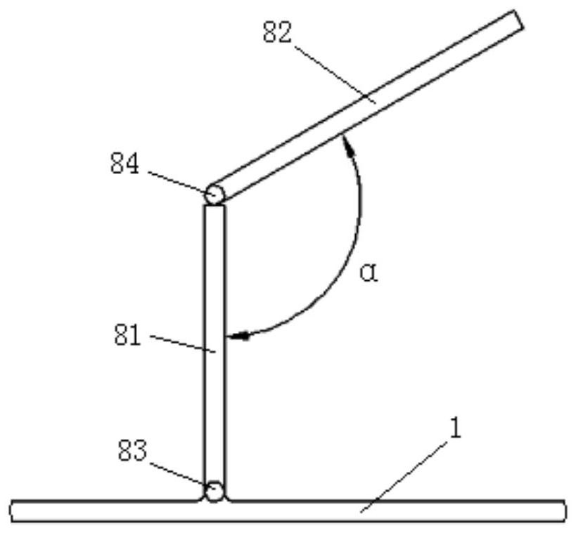 Uniform air supply channel for shelter based on adjustable deflector