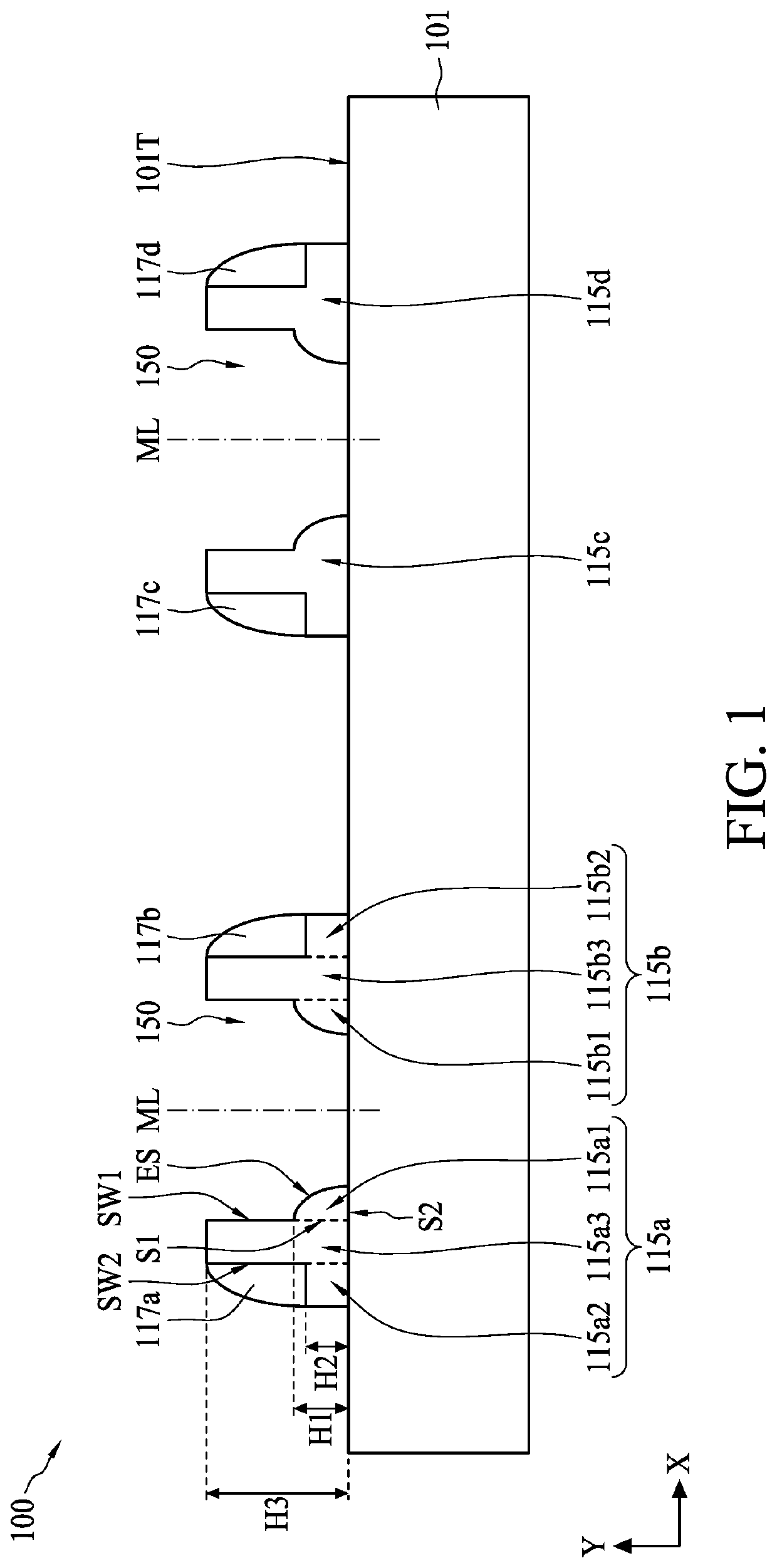 Semiconductor device structure with fine boron nitride spacer patterns and method for forming the same