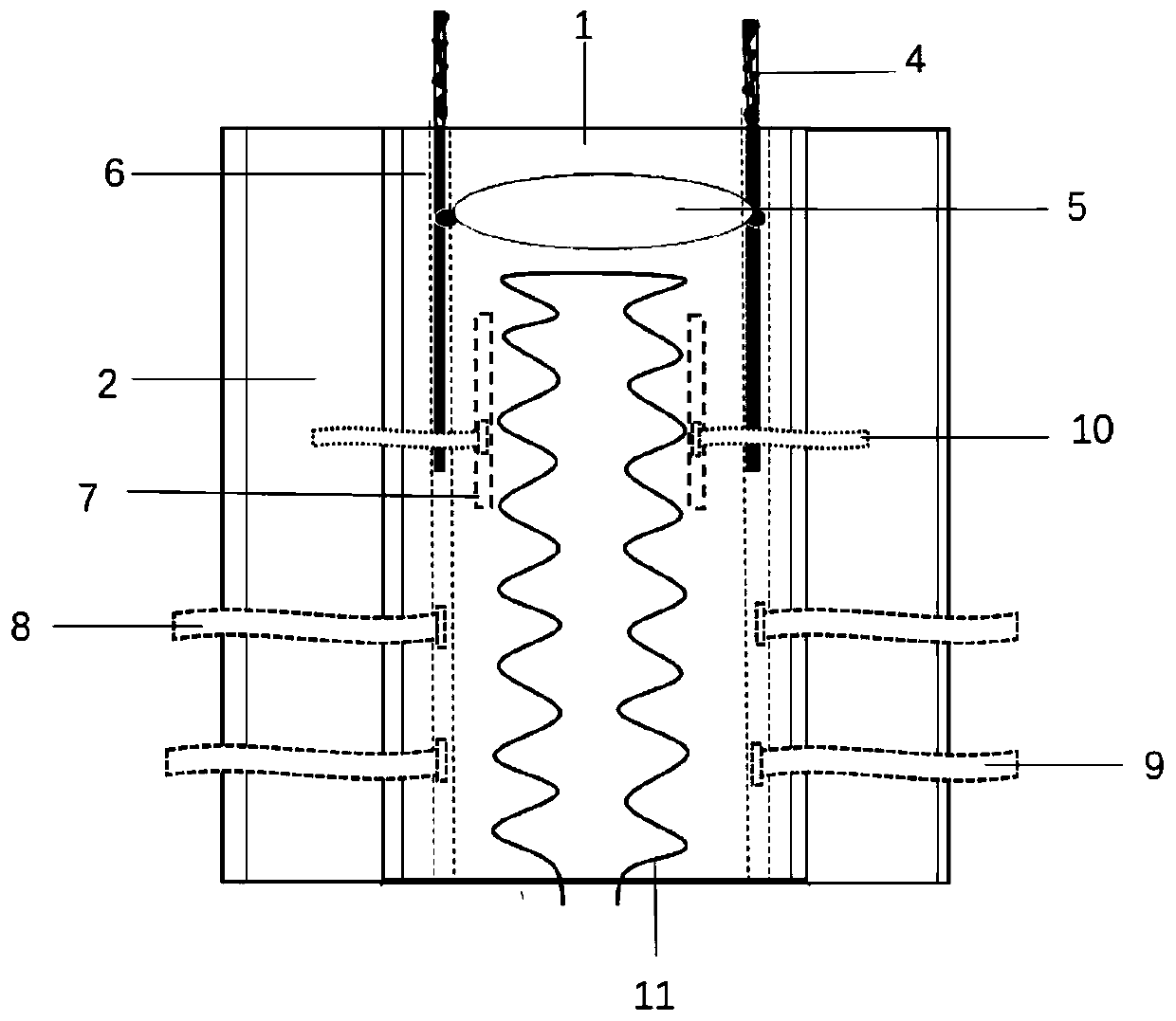 Magnetic resonance imaging scan fixation and anesthesia integrated device for small animals and application method of integrated device