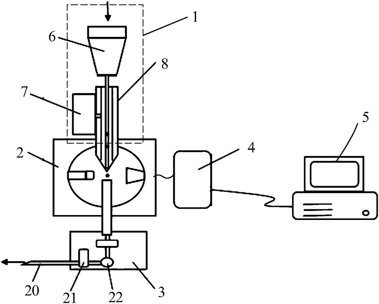 Multichannel fluorescence spectra biological aerosol particle detecting apparatus