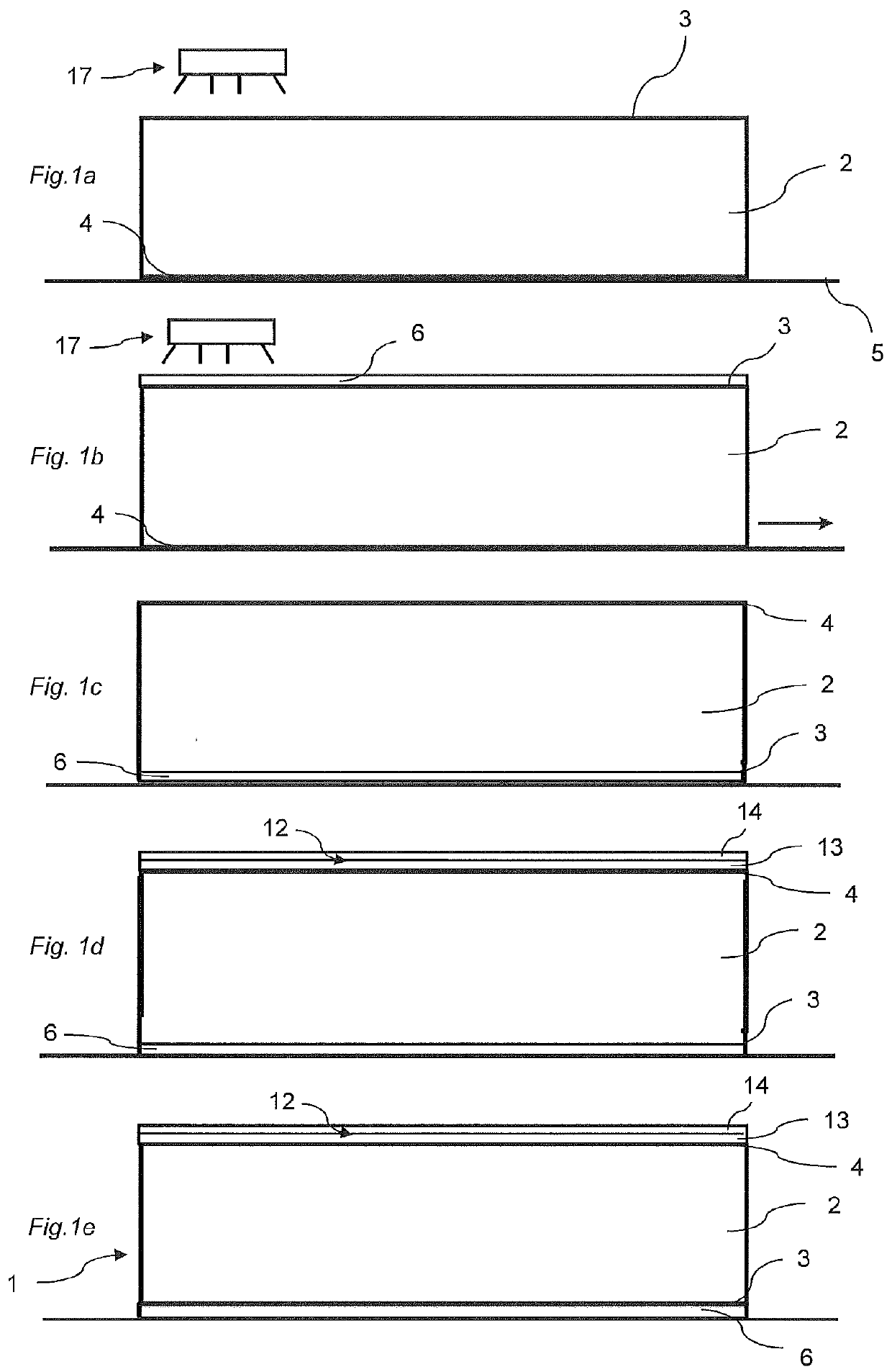 Method of producing a building panel and a building panel