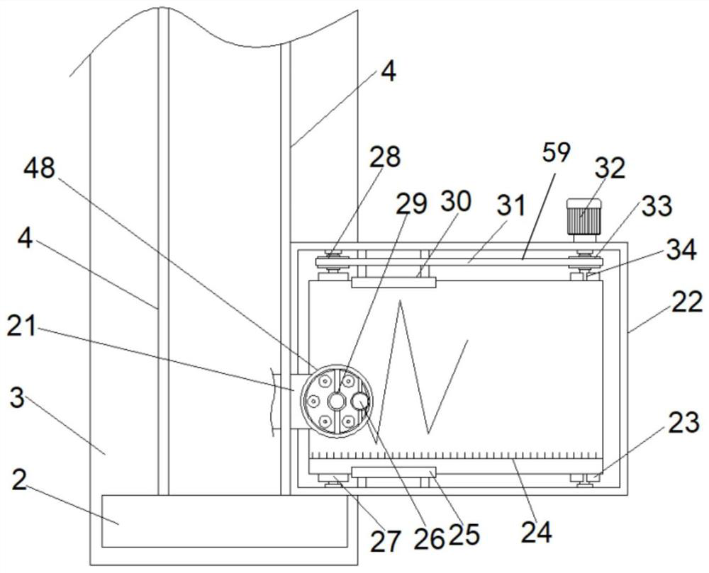 A leg exercise device for physical education and training