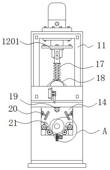 Tubular feed-through capacitor fixed-length cutting device with surface scratch detection function