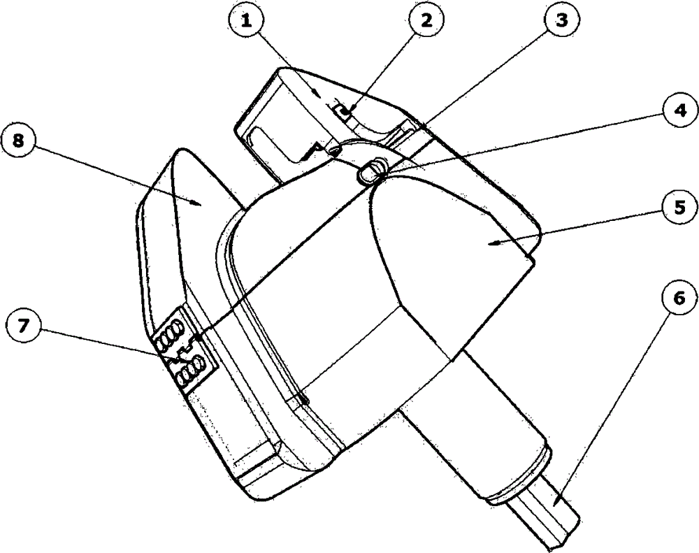 Agricultural pneumatic aerial fruit bagging machine