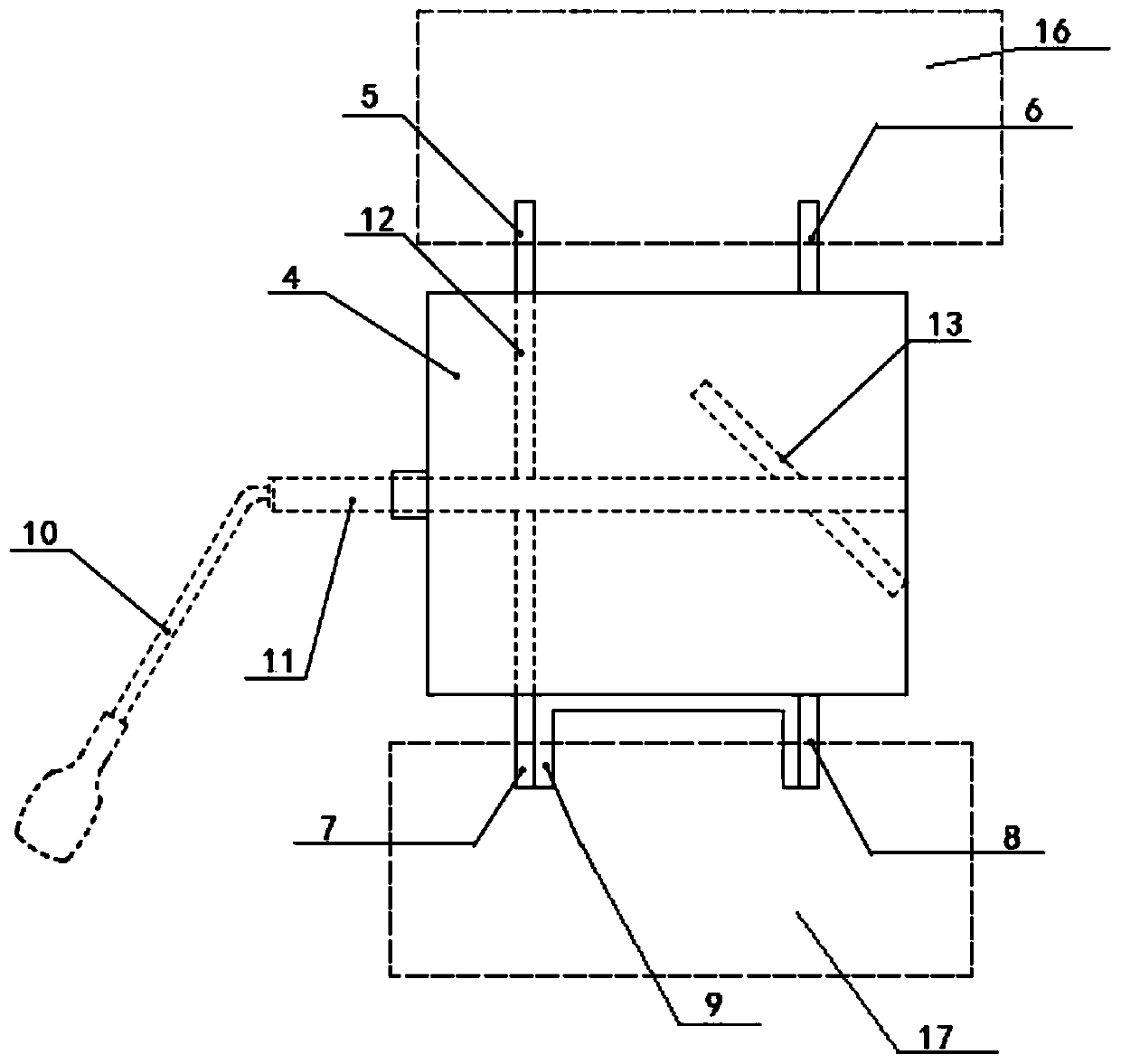 Emergency power supply device for box-type substation