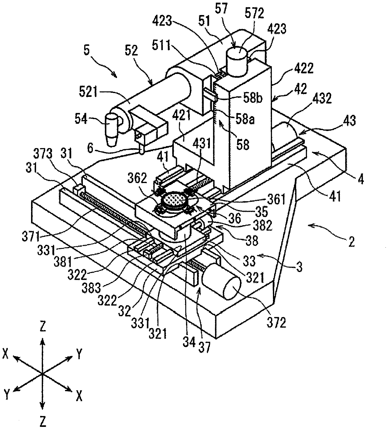 Laser processing device and wafer processing method