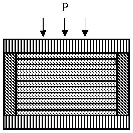 A kind of preparation method of metal-solid composite additive blank