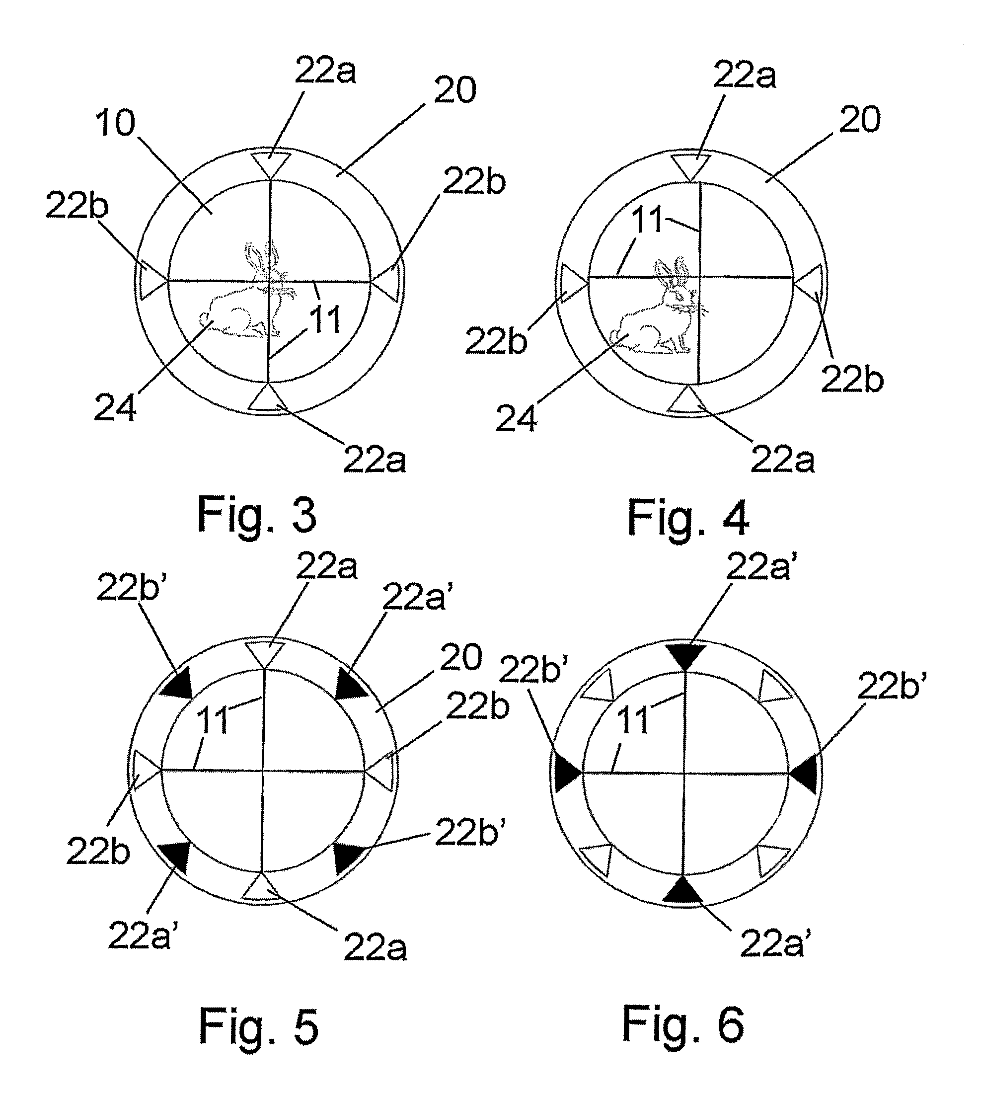 Rifle scope and aligning device