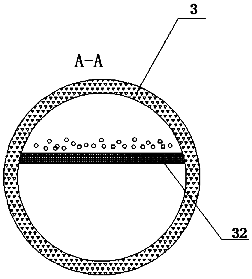 Cleaning device and method used for high-temperature heating face scale of power station boiler