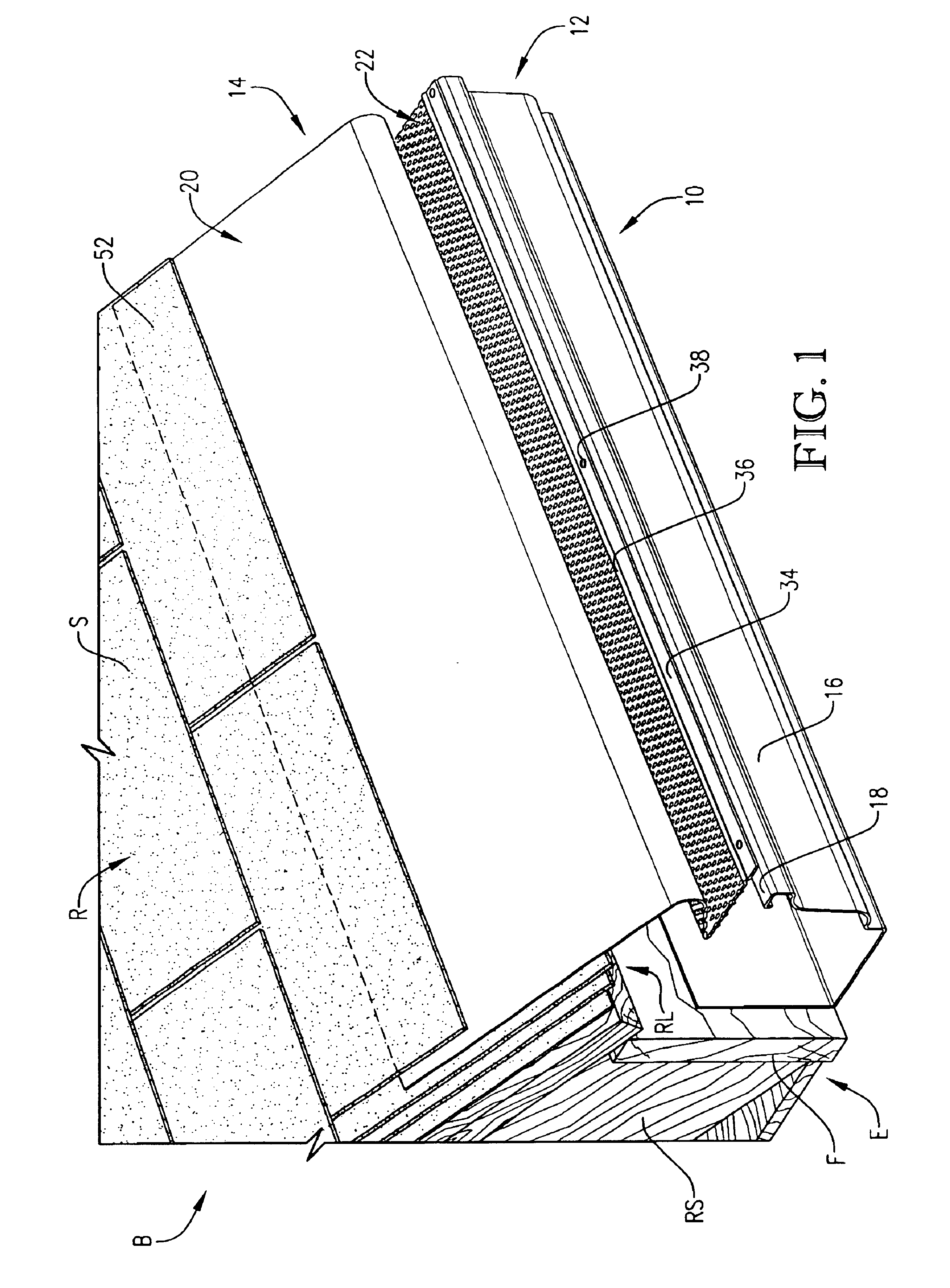 Rain gutter cover system