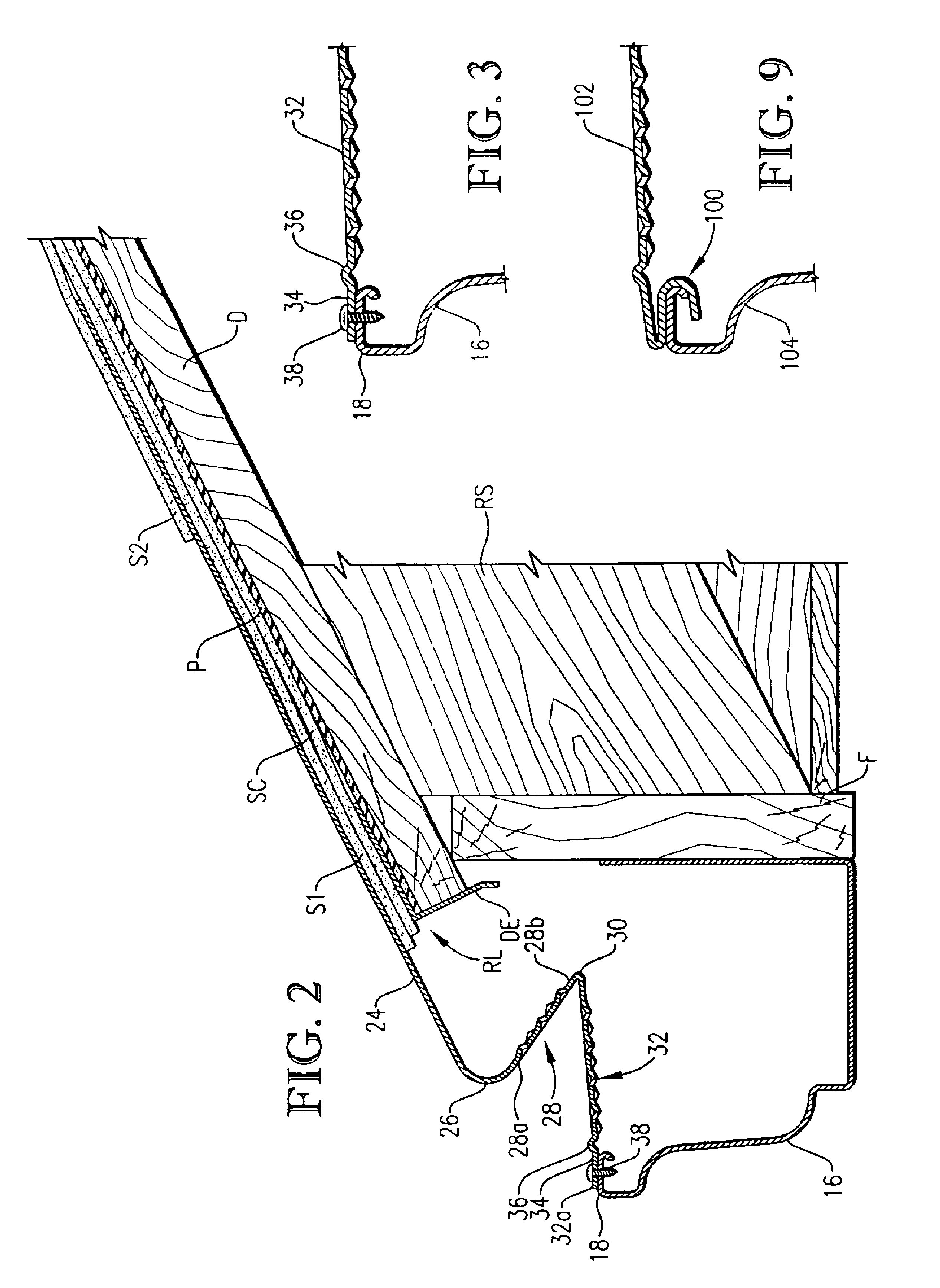 Rain gutter cover system