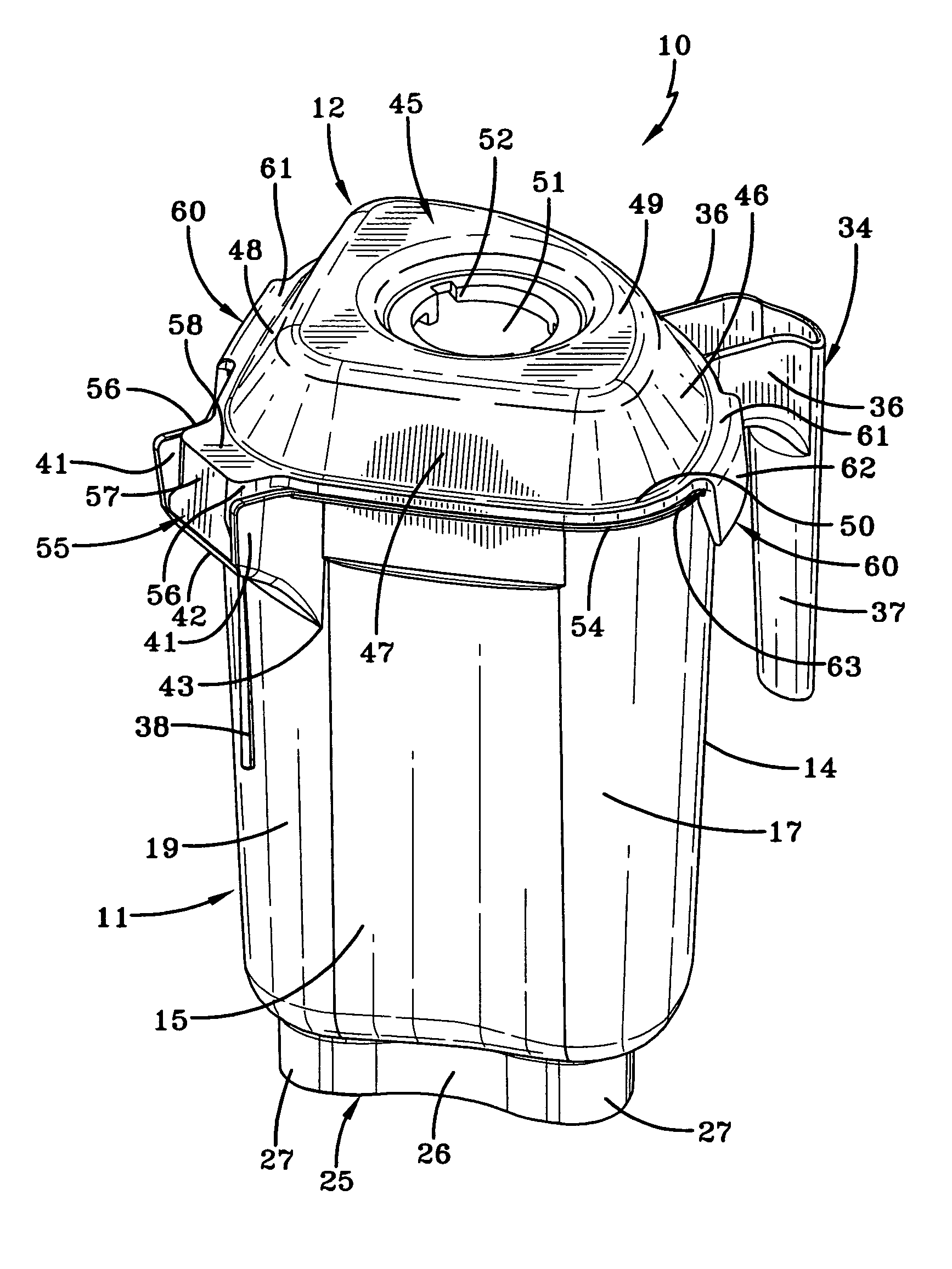 Blender container and cover