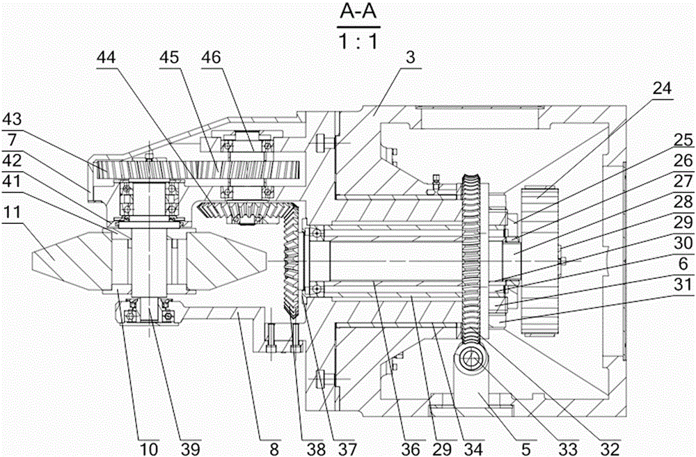 Gear form-grinding mechanism