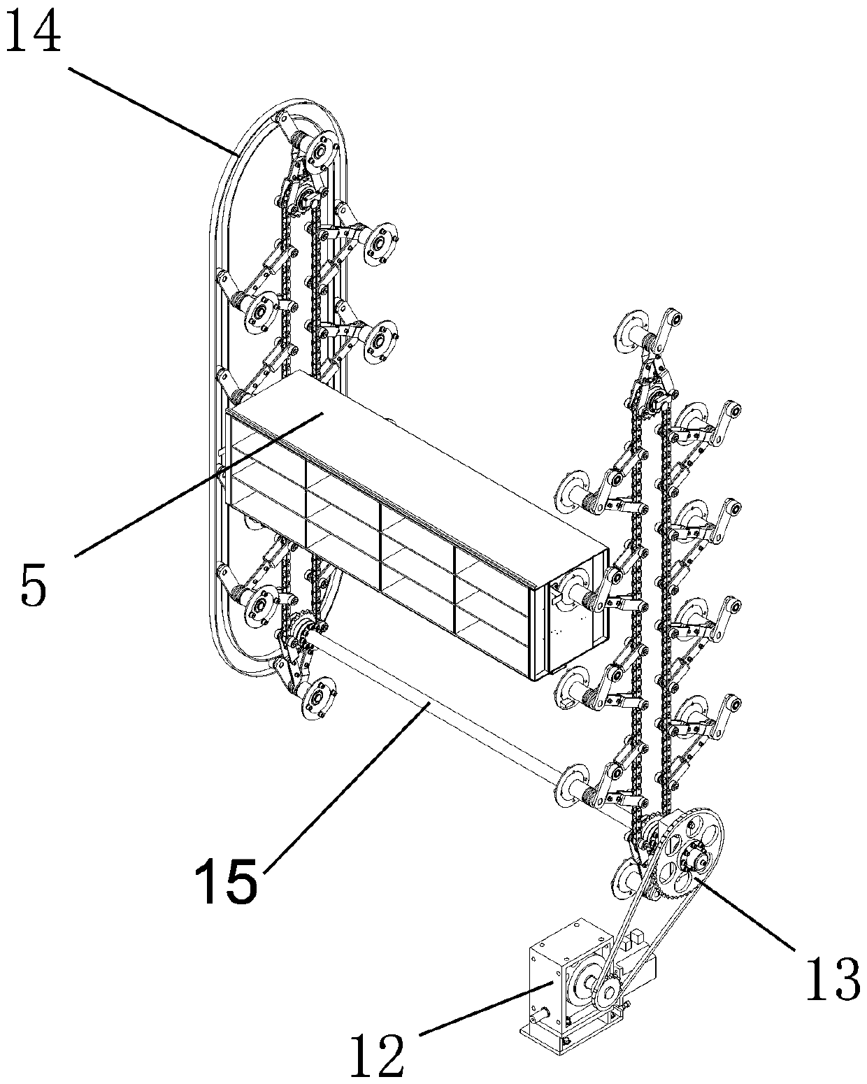 Rotating coat distributing machine