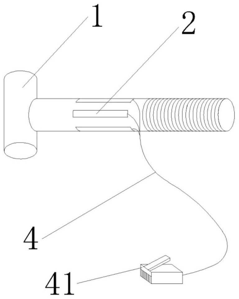 Scaffold fastener tightening torque monitoring device