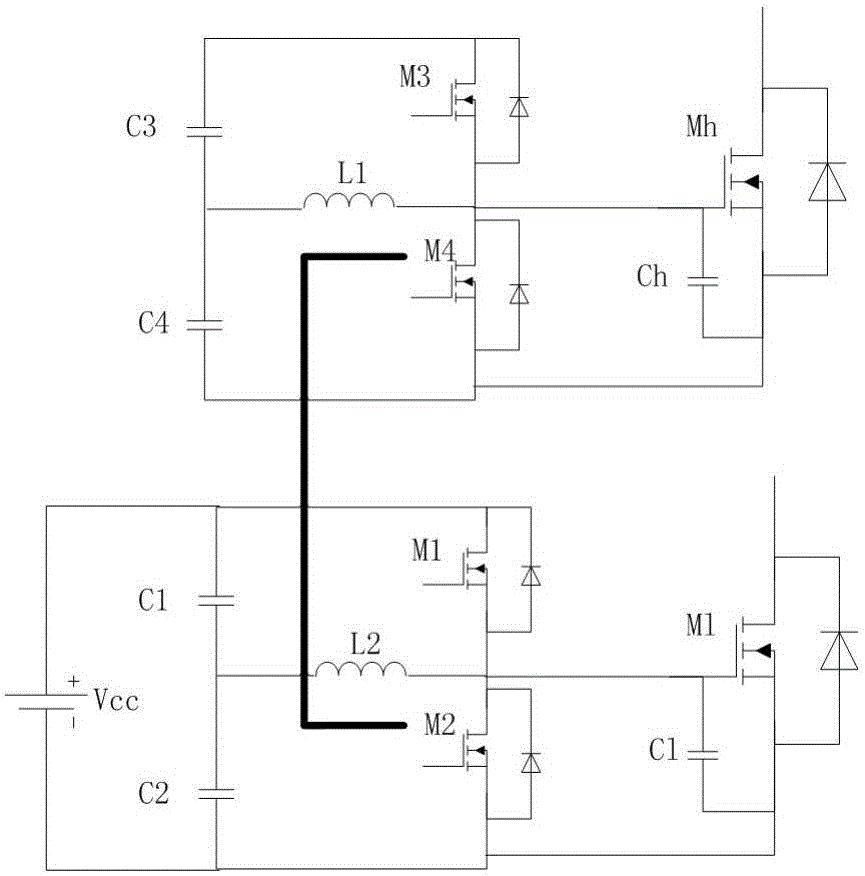 Charge holding-based switching device driving circuit