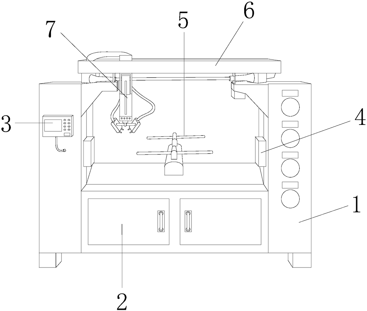 Oil injection rust prevention device for hardware block