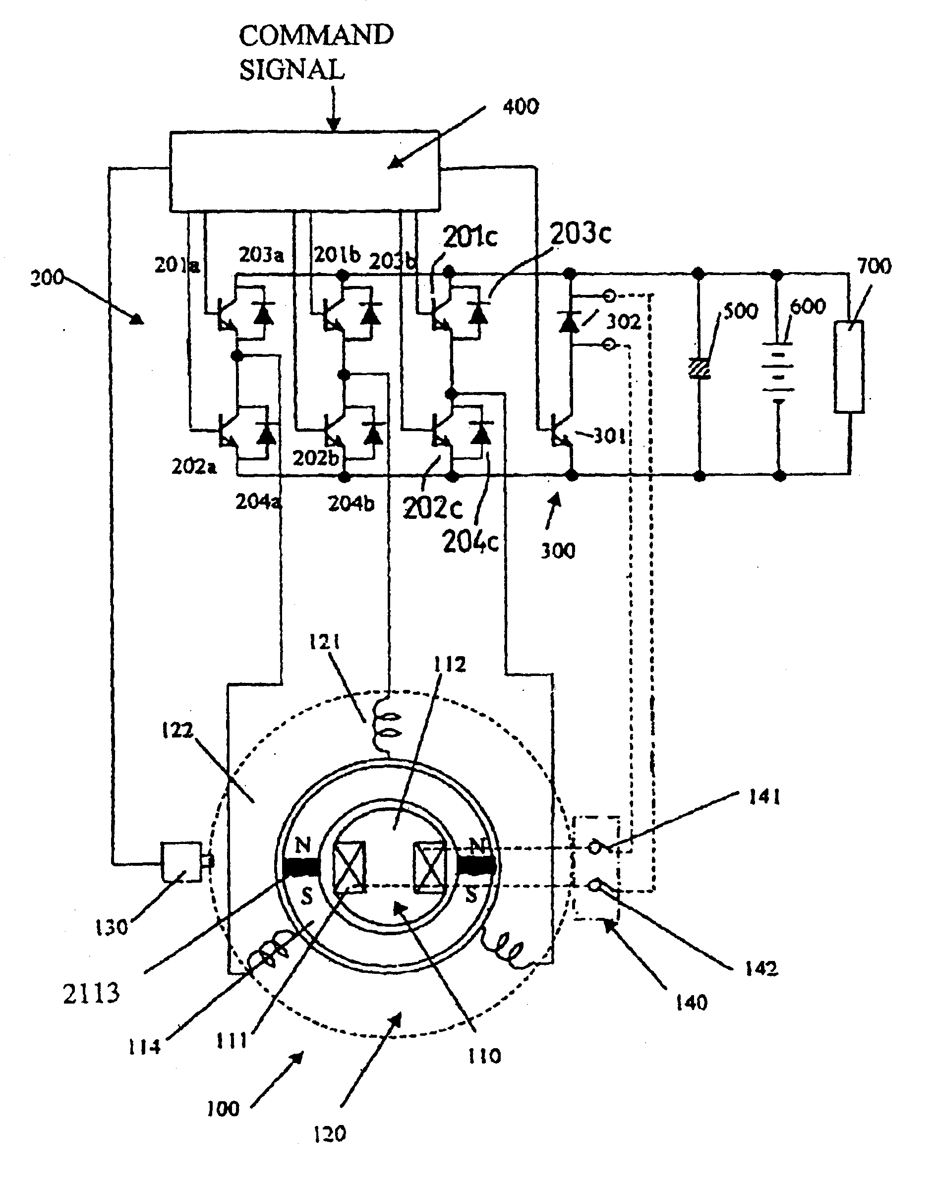 Vehicle motor-generator apparatus utilizing synchronous machine having field winding