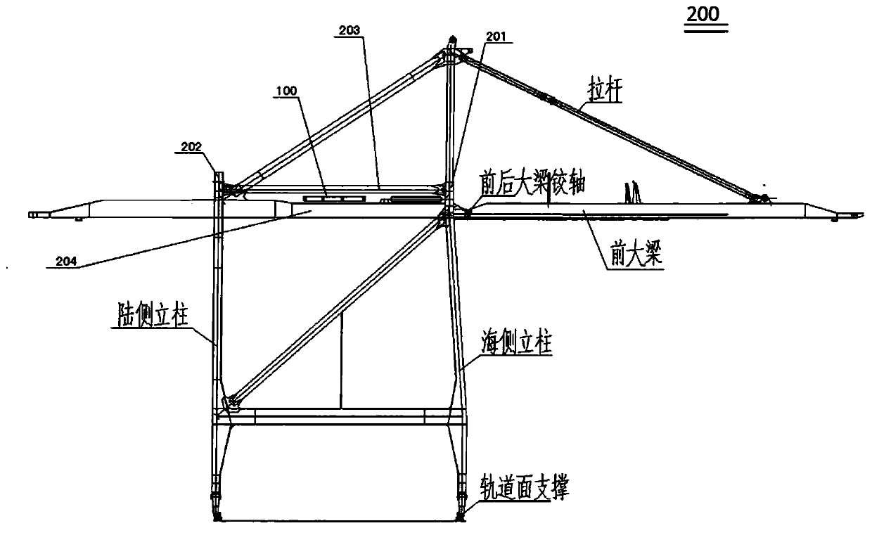 Engine room chassis and mounting method thereof