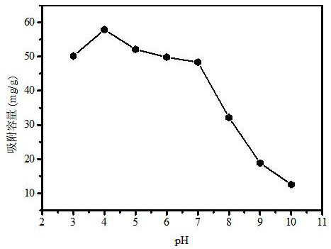 Metal ion coordination bifunctional monomer molecularly imprinted polymer as well as preparation method and application thereof