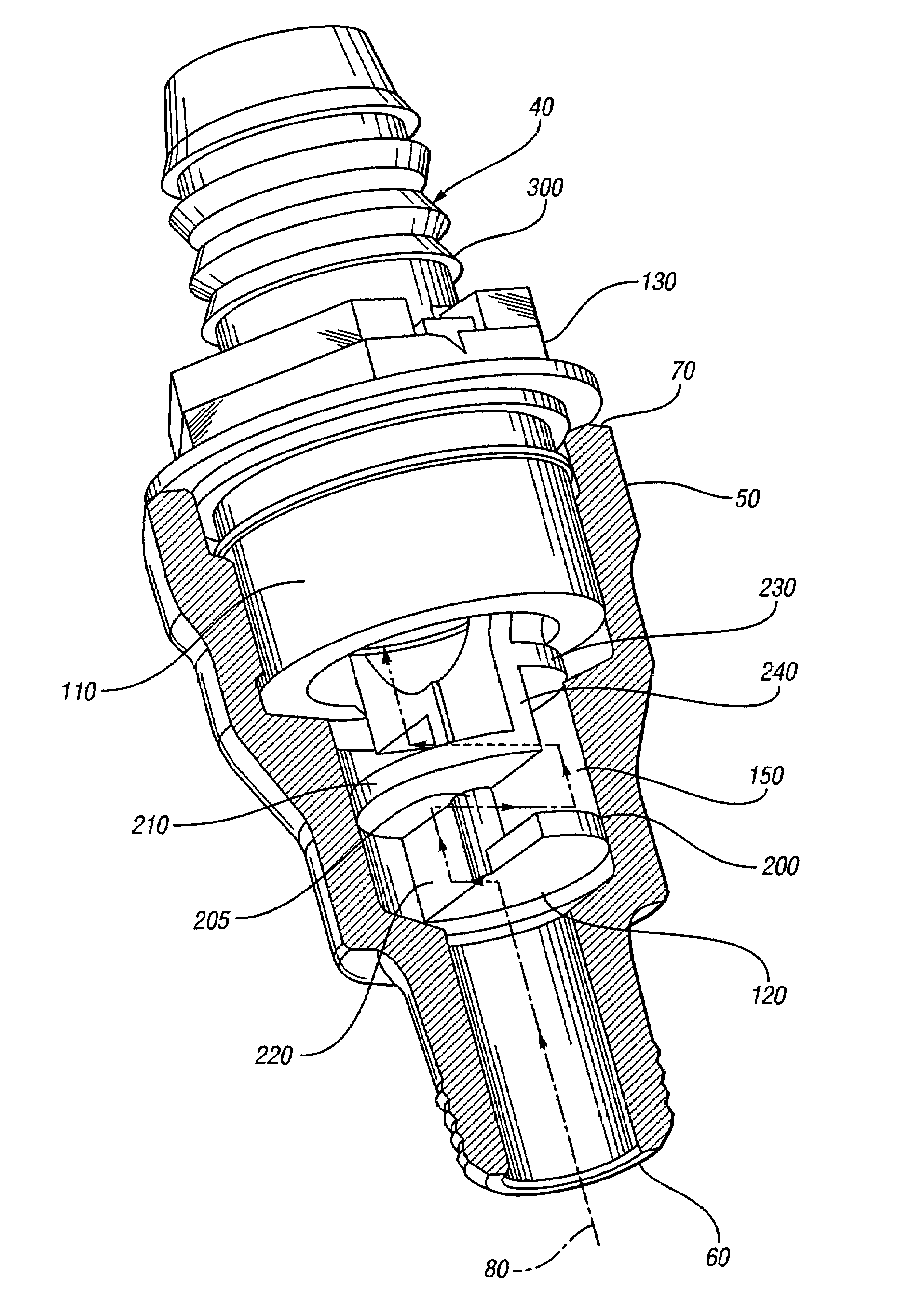 Positive crankcase ventilation valve assembly