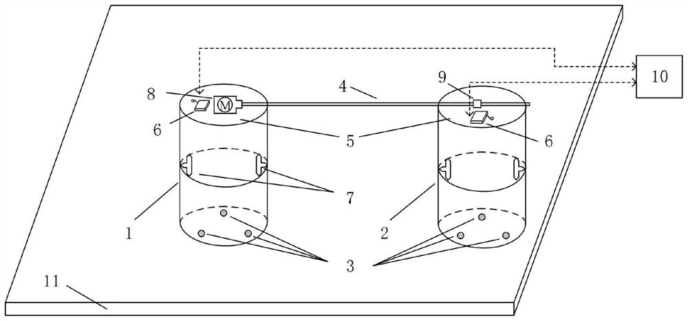 Combined satellite simulator control method based on discrete high-order all-drive system method