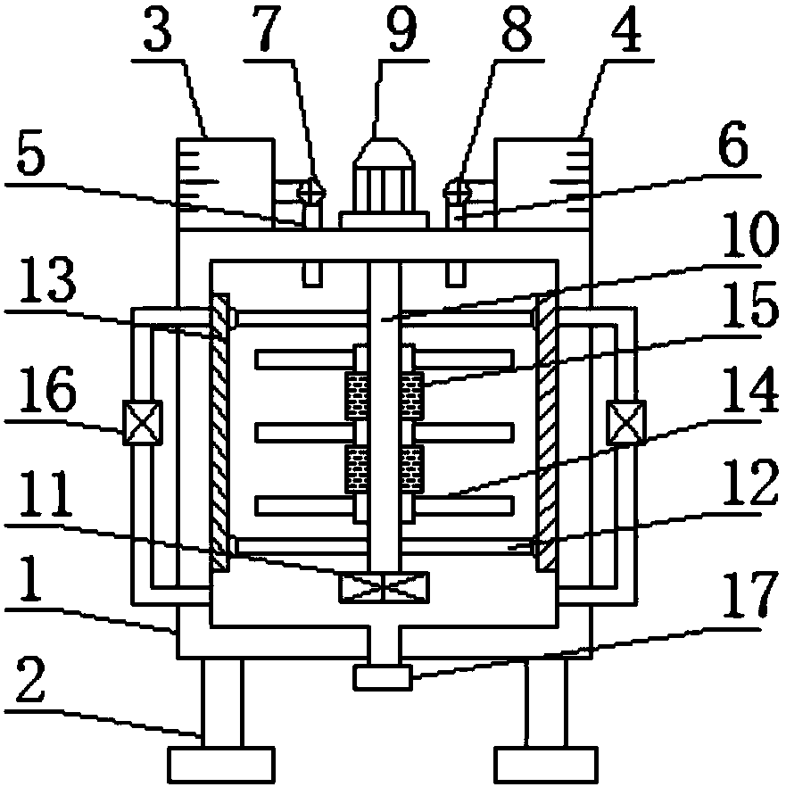 Anti-sticking type vacuum homogeneous emulsifying machine