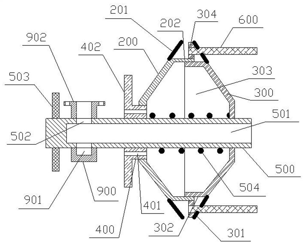 A water conservancy desilting device