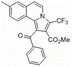 Trifluoromethyl pyrrolo isoquinoline derivative and synthesis method thereof