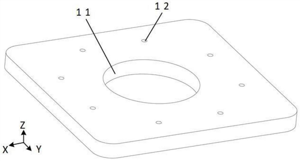 Strain foot structure and torque measuring platform