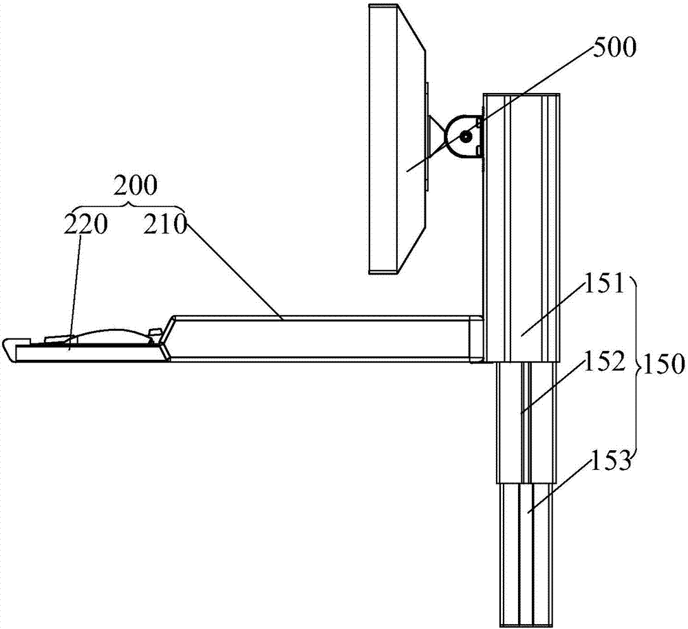 Height-adjustable lifting support