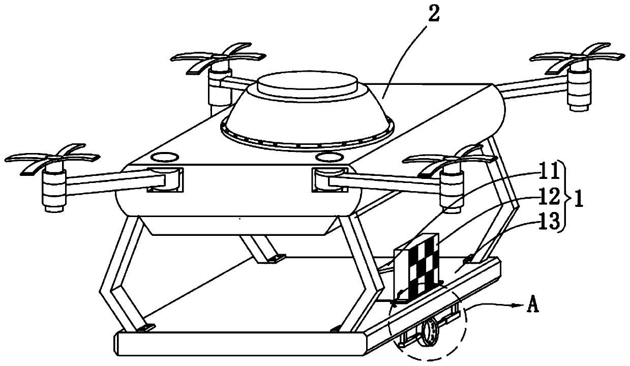 Unmanned aerial vehicle with cable wire snow removal and ice removal functions