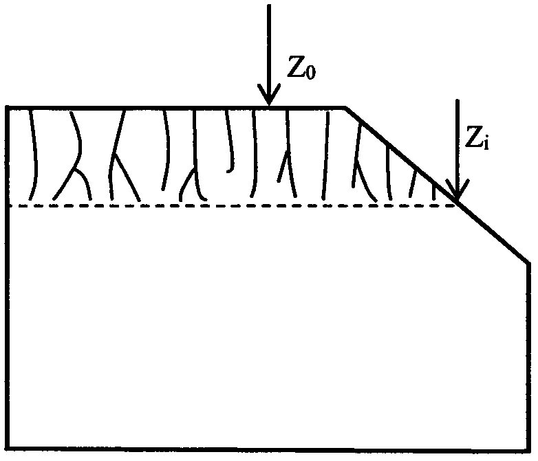 Method for detecting depth of subsurface crack of optical material