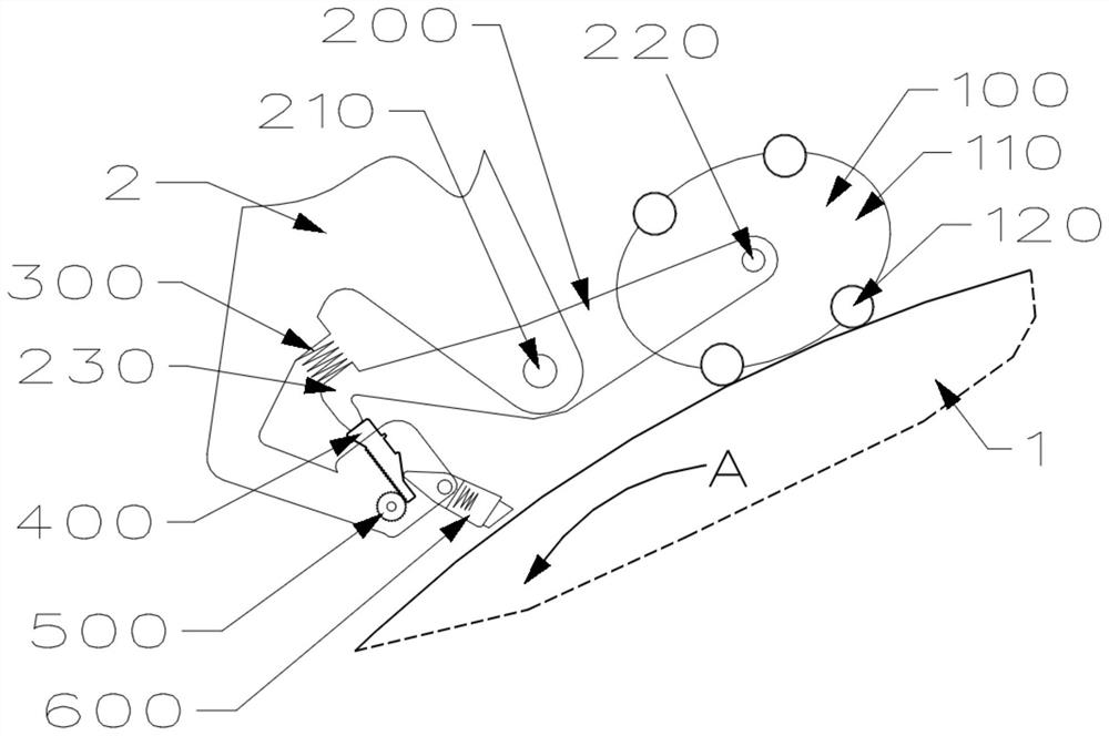 Cleaning device for compression roller of road roller