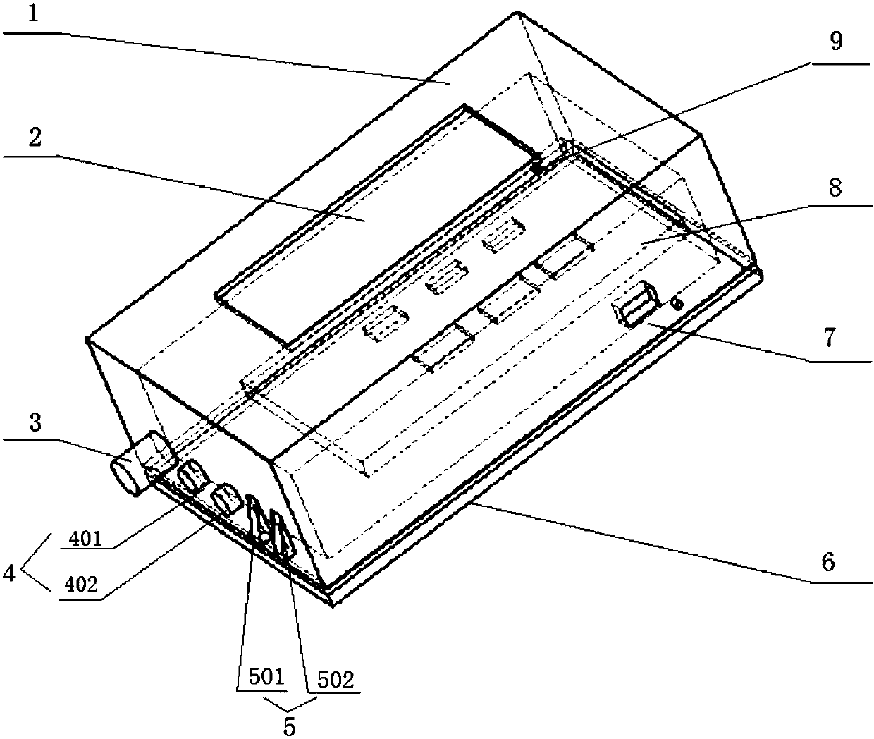 Loader discharge angle detection device and its detection method