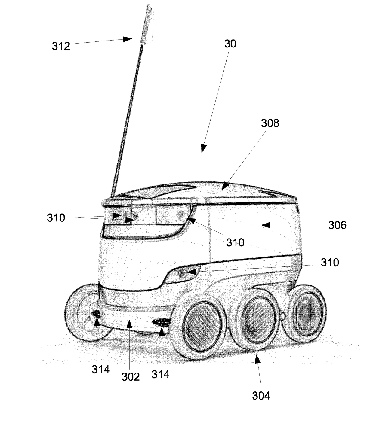 Method and system for autonomous or semi-autonomous delivery