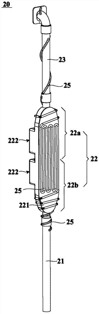 Airflow dehumidification module for refrigerating and freezing devices and refrigerating and freezing devices