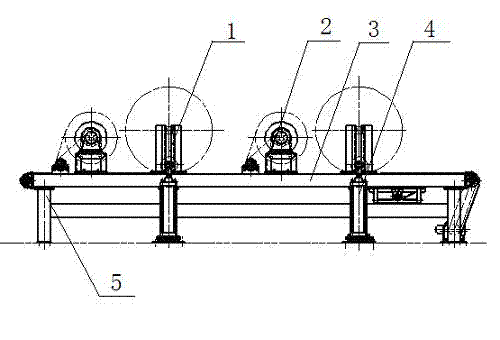 Surface coiling device for automatically adjusting weight of coil