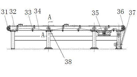 Surface coiling device for automatically adjusting weight of coil